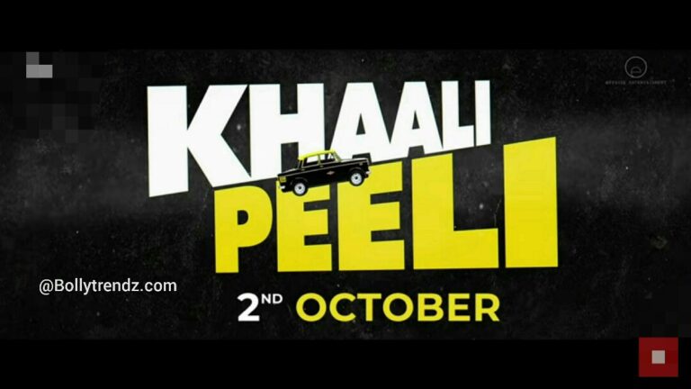 Khaali Peeli Release Date, Cast, Boxoffice Collection 2020