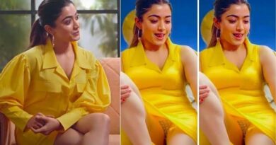 Rashmika Mandanna victim of Oops moment, pictures caught on camera